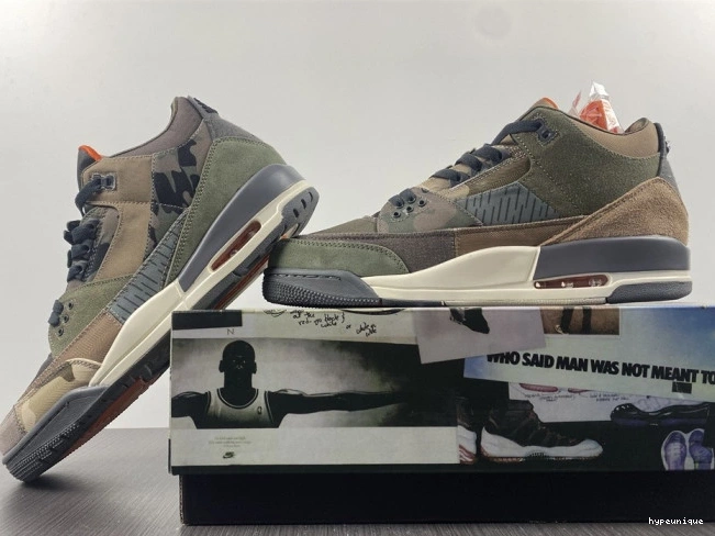 HYPE Air 3 Retro Camo Patchwork Jordan DO1830-200 0708